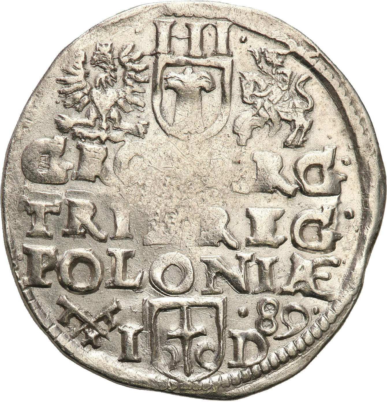 Zygmunt III Waza. Trojak (3 grosze) 1589, Poznań - Nienotowany